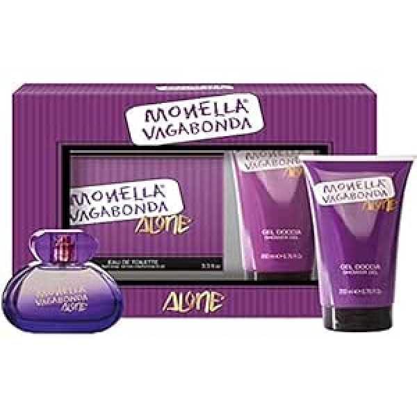 Monella Vagabonda Monella Vagabonda dāvanu kastīte vienatnē tualetes ūdens 100 ml + duša 200 ml - 500 g