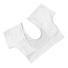 Milisten Underarm Pads Sweat Pads Women's Underarm Vest Absorbent Sweat Pads Against Sweat Stains Odour Breathable for Women Underarm Armpit Pads White 29 x 29 cm