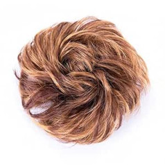 Ffnum Scrunchie Extension 1GB Netīrs Bun Hairpiece Matu Bun Scrunchies Sintētisks Puff Wavy Chignon Zirgaste Matu Pagarinājumi Biezi Updo Elastīga Lenta Matu rotas sievietēm Easy Scr