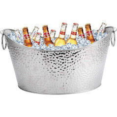 12L Stainless Steel Beer Bucket, Large Ice Bucket for Families, Parties, BBQs, Bars, Clubs