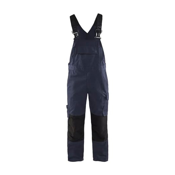 D124 Dungarees with Stretch Dark Navy/Black