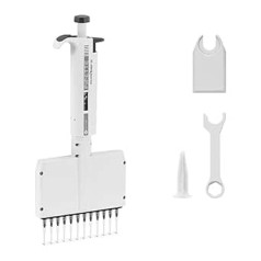 Steinberg Systems SBS-LAB-117 daudzkanālu pipete 12 uzgaļiem 0,0005-0,01 ml 12 kanālu pipete