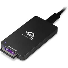 OWC Atlas FXR Thunderbolt (USB-C) + USB 3.2 (10 Gb/s) CFexpress karšu lasītājs
