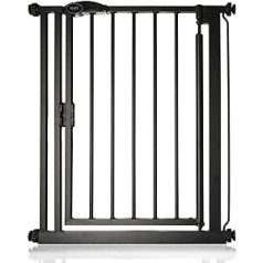 Safetots Auto Close Baby Gate Matt Black Series Matt Black