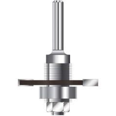 ENT Router Biscuit Joiner Set HW (HM) S 12 x 40 Z2 D 47 x 3.97 mm with 3 Ball Bearings - A=47 / B=3,97