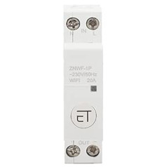 1P AC230V IP20 Smart WiFi Switch tālvadības pults slēdzis sadales kārbas tālvadības pults balss taimera slēdzis (1P 20A)