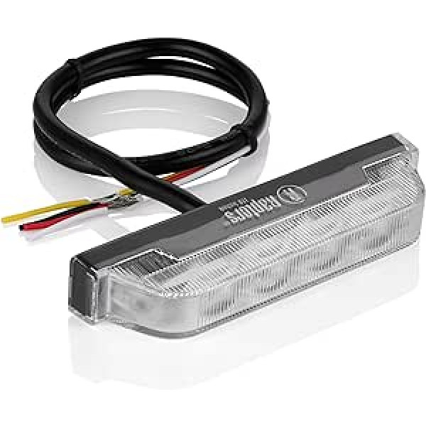 Raptors LED Technik Slim 4 LED Frontblitzer | Blau | ECE R65 Zulassung Extrem flach 1,2cm | Warnleuchte für Einsatzfahrzeuge vai Baufahrzeuge