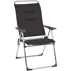 Lafuma Compact Folding Chair Aluminium Cham Air Comfort Anthracite LFM2848-6589