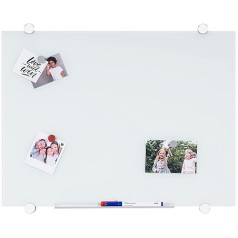 Bi-Office Flow Glass Board Magnetic White 90 x 60 cm