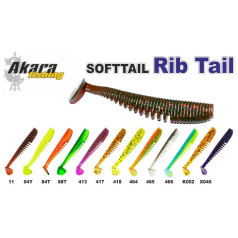 Silikona māneklis AKARA SOFTTAIL «Ribtail 3»