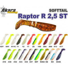 Silikona māneklis AKARA SOFTTAIL «Raptor R 2,5 ST»