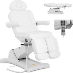 EQUITOS elektriskais podoloģijas kosmētiskais krēsls tetovēšanai, spa manikīrs - balts