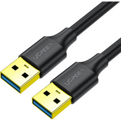 USB - USB 3.2 kabelis 3m melns