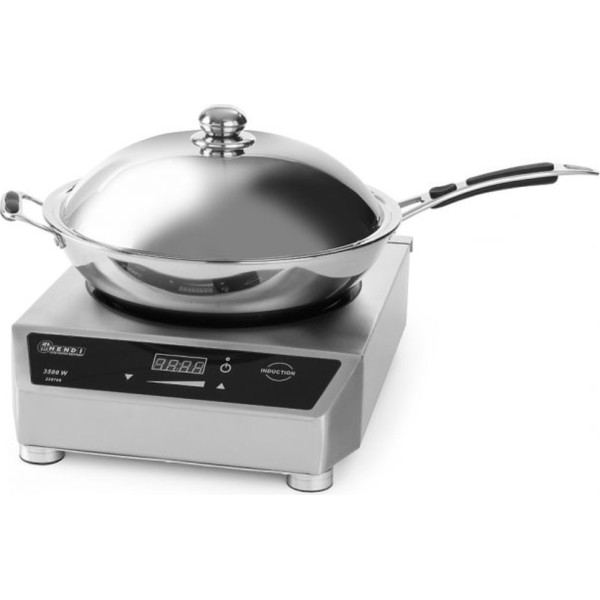 3100W indukcijas wok ar Profi Line indukcijas pannu - Hendi 239681