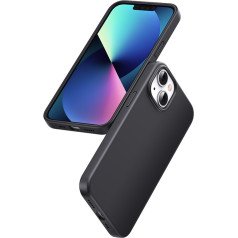 Гибкий силиконовый чехол для iPhone Protective Case 14 черный