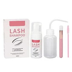 Natudeco Skropstu pieaudzēšanas šampūns Lash Mousse Unsent Lash Shampoo mitrinošs skropstu tīrīšanas smalkas putas, acu skropstu kosmētikas noņemšanas putas, profesionālas pašlietošanas putas 100 ml