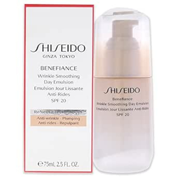 Shiseido Benefiance grumbu izlīdzinošā dienas emulsija Spf20 75 ml - 75 ml