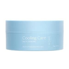 Nobe Nordic Beauty Nobe Cooling Care atpūšošie acu plāksteri, mitrinoši, acu spilventiņi pret acu maisiņiem, atvēsinoši spilventiņi acis, hidrogēla acu plāksteri, acu spilventiņi hialuronskābe — 30 pāri acu spilventiņu