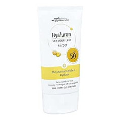 Medipharma Cosmetics Hialurona sauļošanās ķermeņa krēms SPF 50+ 150 ml