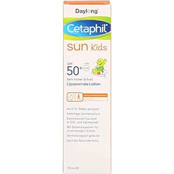 Cetaphil Sun Daylong Kids SPF 50+ Липосомальный припой 150 мл