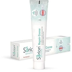 Sorion Sensitive Repair Creme, Ajūrvēdas atjaunojošs kopšanas līdzeklis ādas kairinājuma, neirodermatīta, psoriāzes, niezes un ekzēmas ārstēšanai 50 ml