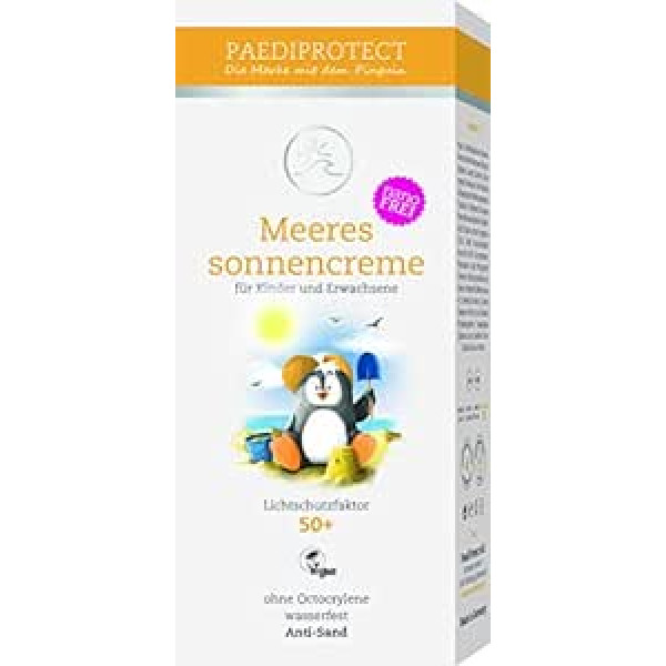 Paediprotect jūras sauļošanās krēms bērniem un pieaugušajiem (1 x 75 ml) Sun Protection Factor 50+