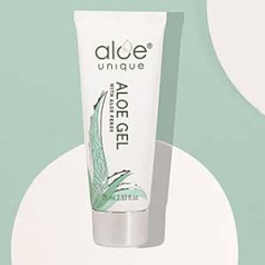 Aloe Unique Aloe Gel with Aloe Ferox (Richer than Aloe Vera Gel) - Natural Skin Care for Face & Body - Vegan, Perfume & Paraben-Free, No Animal Testing, 100% Natural Wild Growth - 75 ml