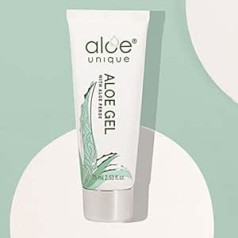 Aloe Unique Гель алоэ с алоэ ферокс (богаче, чем гель алоэ вера) — натуральный уход за кожей лица и тела — веганский, без отдушек и парабенов, не тестируется на животных, 100 % натуральный дикорос — 75 мл