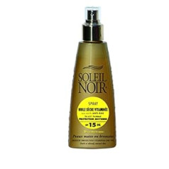 Soleil Noir - Oil drying spray, with anti-aging active ingredients - 15 medium protection - matte or bronzed skin - 150 ml