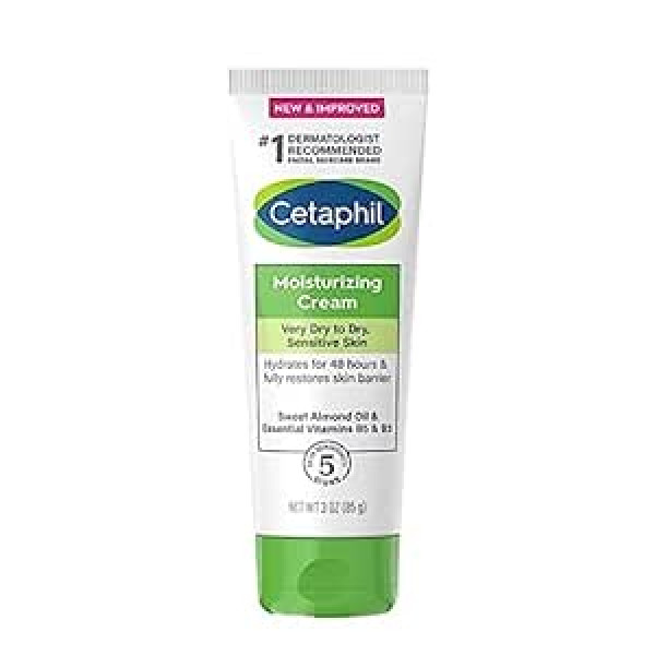 Cetaphil mitrinošs krēms sausai, jutīgai ādai bez smaržas 90 ml (krēmi)