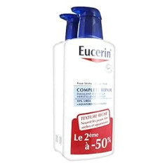 Eucerin Complete Repair mīkstinošs losjons 10% urīnvielas 400 ml + 1 bez maksas no Eucerin