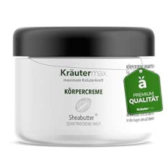 Kräutermax. Šī sviesta krēms ķermeņa sviests sausai ādai Shea sviesta ķermeņa krēms 1 x 250 ml