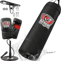 Уличный боксерский мешок, водонепроницаемый и тихий прочный подвесной боксерский мешок для взрослых, незаполненный и наполненный боксерс