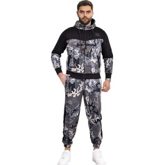 A2Z vīriešu treniņtērps maskēšanās drukas kapucis ar skriešanas apakšdaļām, ikdienas sporta aktīvā apģērba komplekts pieaugušajiem S-3XL