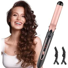 32 mm Curling Iron, 1.25 Inch Curling Iron, Tourmaline Ceramic Curling Iron, 60-220 Adjustable Temperature