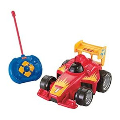 Fisher Price GVY94 tālvadības mašīna sarkanā krāsā, motorisko prasmju rotaļlieta ar tālvadības pulti, bērnu rotaļu automašīna no 3 gadiem
