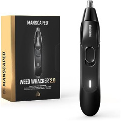 MANSCAPED™ Weed Whacker™ 2.0 Электрический триммер для волос в ушах и носу — Мощность: 7000 об/мин, Аккумулятор: 45 минут работы, Влажная/сухая обработка, 