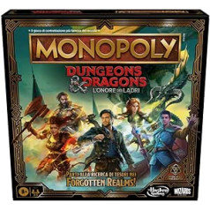 Monopols, Dungeons & Dragons: Dieves gods, spēle 2-5 spēlētājiem, 8+