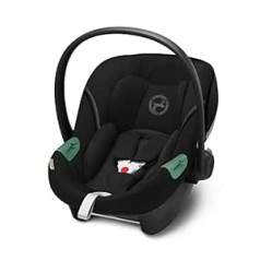 CYBEX Gold Aton S2 i-Size, from Birth to Approx. 24 Months, Max. 13 kg, Includes Newborn Insert, SensorSafe Compatible, Moon Black