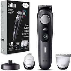 Braun Beard Trimmer Series 9 BT9441, Trimmer with Hairdressing Tools and 180 Minutes Runtime, Rated Which Best Buy