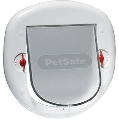 PetSafe Staywell Дверь для домашних животных для больших кошек и маленьких собак, белая