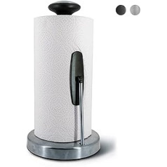 Standing Kitchen Roll Holder - Kitchen Roll Holder - Kitchen Roll Stand - Paper Roll Holder - Stainless Steel Kitchen Roll Holder - Kitchen Roll Holder No Drilling Required