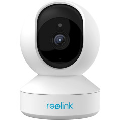 Reolink 4MP iekštelpu drošības kamera, 2,4 G/5 GHz divjoslu WiFi, Pan Tilt iekštelpu WiFi mājdzīvnieku kamera, mazuļa monitors ar cilvēka/mājdzīvnieka mākslīgā intelekta noteikšanu, divvirzienu audio, IR nakts redzamība, tālvadība, E1 P