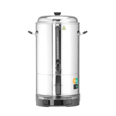 HENDI Kaffee-Perkolator, Doppelwandig, Energiesparend, Eingebauter Filterwanne, bez pilēšanas Hahn, für grob gemahlen Kaffee, kein Papierfilter notwendig, 10L, 230V, 1500W, 386x393x, 8.