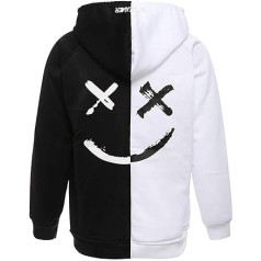 XIAOYAO Hoodie Vīriešu Techwear Hoodie Hip Hop Garām piedurknēm Streetwear Urban Pulovers Unisex Casual