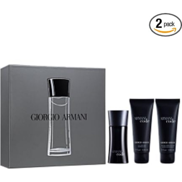 Giorgio Armani ARMANI CODE for Men Geschenkset : 50ml EDT aerosola, 75ml dušas želejas un 75ml balzama pēc skūšanās.