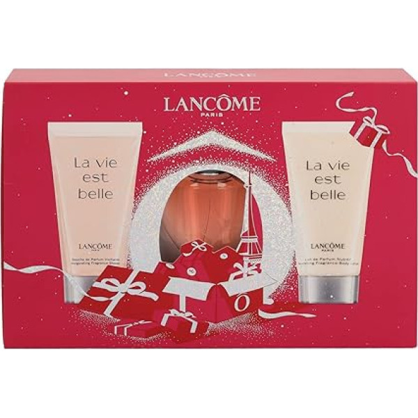 Lancome Набор ароматов La vie est belle (La vie est belle eau de parfum, 30 мл + La vie est belle body lotion, 50 мл + La vie est belle shower gel, 50 мл), 130 мл