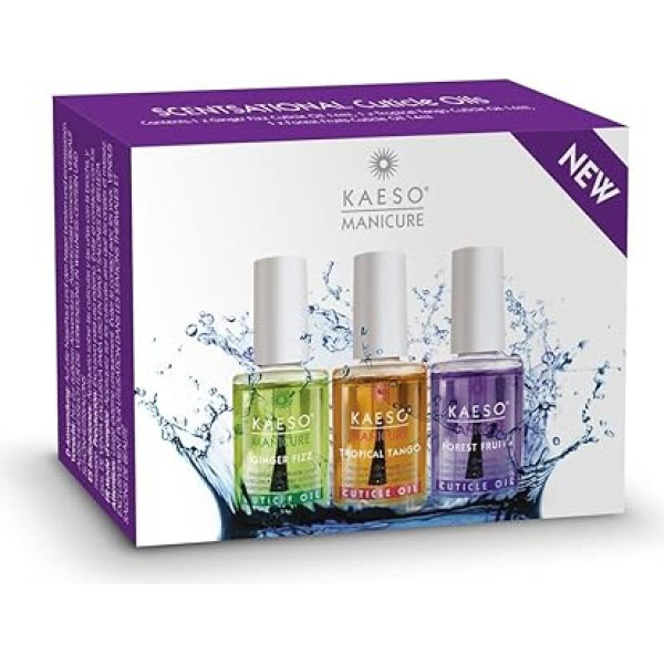 Kaeso Scentsational Cuticle Oil Collection, 14 ml, 3 gab.