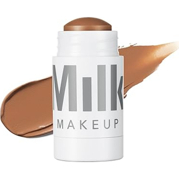 Milk Makeup Milk Make-up Matter Bronzer, Baked (Bronze) - 0,19 oz - Krēmkrāsas bronzeris - Izlīdzināma, izlīdzināma krāsa - Matēts finišs - Vairāk nekā 1000 uzklāšanas kustību uz vienas nūjiņas - Vegānisks, neskarts ar cietsirdību