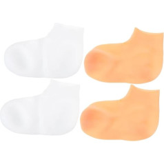 Minkissy 4 пары отшелушивающих увлажняющих носков носки красоты нога ванна носки нога крышка спа носки хлопок увлажняющие носки спа носки ночн